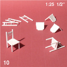 Load image into Gallery viewer, KITCHEN CHAIRS, MODEL "1851", M=1:25 WHITE / 1:25 / N/A