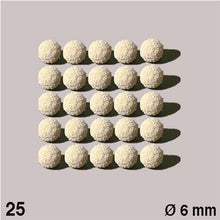 Load image into Gallery viewer, RUBBER SPONGE BALLS, D = 6 MM WHITE / N/A / D = 6 MM
