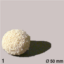 Load image into Gallery viewer, RUBBER SPONGE BALLS, D = 50 MM WHITE / N/A / D = 50 MM
