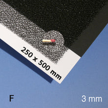 Load image into Gallery viewer, PLANT FOAM SHEET, M=30 PPI BLACK / 30 PPI / 250 x 500 x 3 MM
