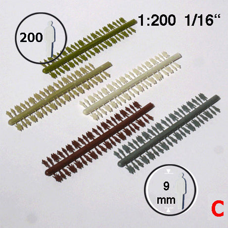 SILHOUETTE FIGURES, M=1:200 MULTI-COLOUR / 1:200 / H = 9.0 MM