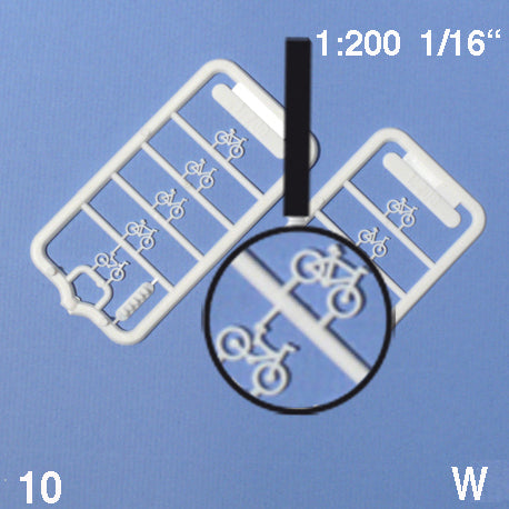 BICYCLES, M=1:200 WHITE / 1:200 / N/A