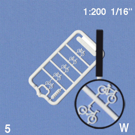 BICYCLES, M=1:200 WHITE / 1:200 / N/A