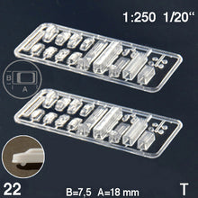 Load image into Gallery viewer, VEHICLES, ASSORTED, M=1:250 CLEAR / 1:250 / L = 18 MM
