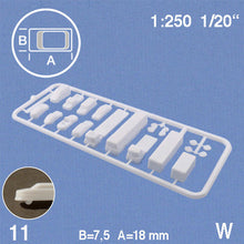 Load image into Gallery viewer, VEHICLES, ASSORTED, M=1:250 WHITE / 1:250 / L = 18 MM
