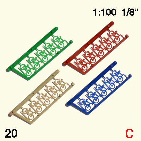 BICYCLES, M=1:100 MULTI-COLOUR / 1:100 / N/A