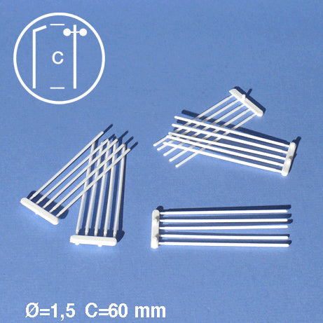 LAMP POSTS, M=1:500 WHITE / 1:500 / H = 60 MM