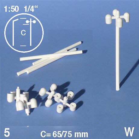 LANTERNS, M=1:50 WHITE / 1:50 / H = 80 MM