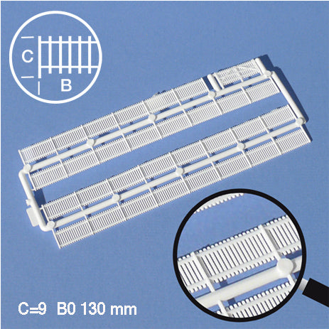 FENCE ELEMENTS, incl GATE, M=1:200 WHITE / 1:200 / H = 9 MM