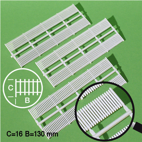 LATTICE FENCE ELEMENTS, M=1:100 WHITE / 1:100 / H = 16 MM