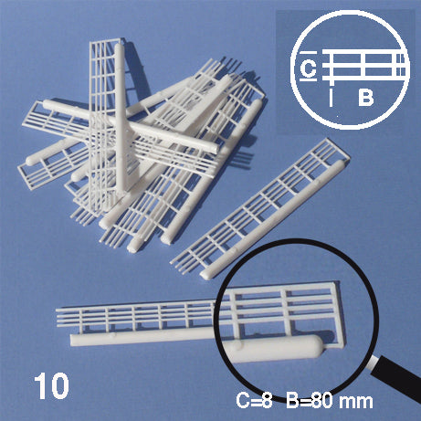 BALUSTRADE ELEMENTS, M=1:100 WHITE / 1:100 / H = 8 MM