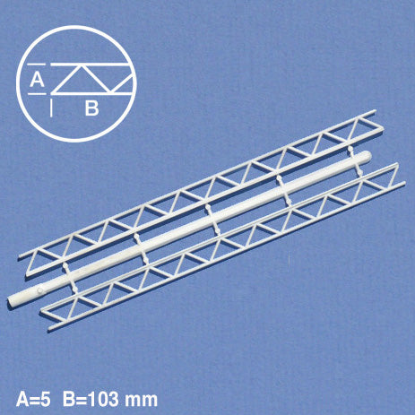 OPEN WEB TRUSSES, W = 103 MM WHITE / N/A / W = 103 MM