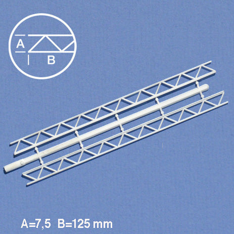 OPEN WEB TRUSSES, W = 125 MM WHITE / N/A / W = 125 MM