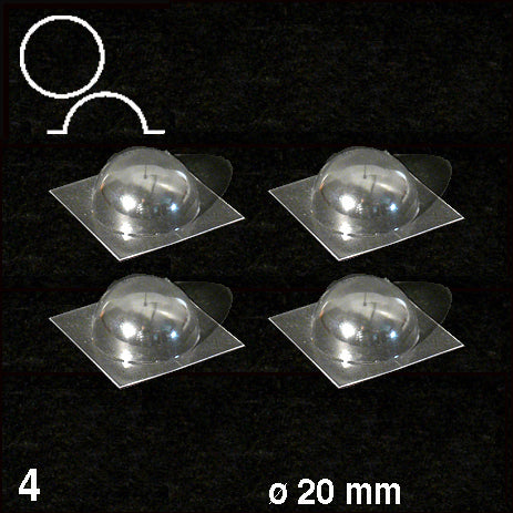 SKYLIGHS, ROUND, D = 20.0 MM CLEAR / N/A / D = 20.0 MM