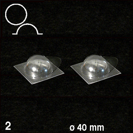 SKYLIGHS, ROUND, D = 40.0 MM CLEAR / N/A / D = 40.0 MM