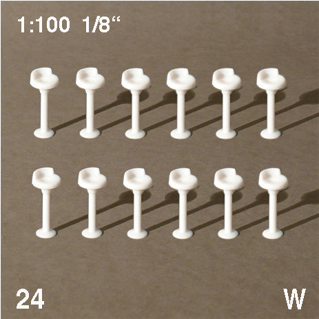 BAR STOOLS, M=1:100 WHITE / 1:100 / N/A