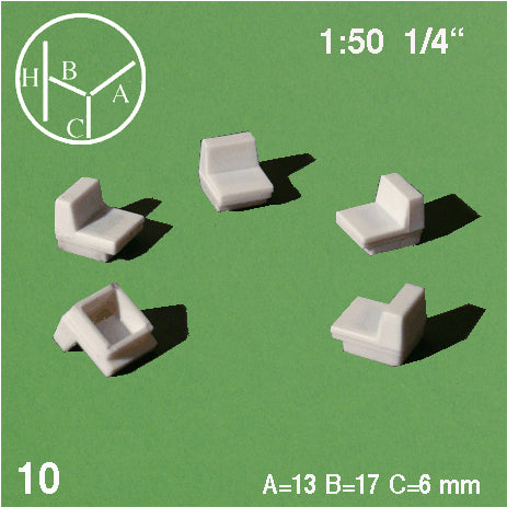 LOUNGE CHAIRS, M=1:50 WHITE / 1:50 / N/A