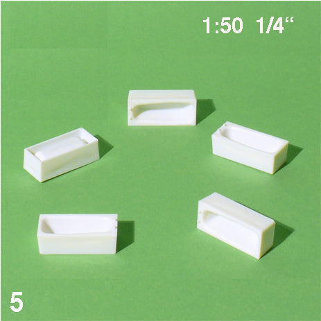 BATH TUB, M=1:50 WHITE / 1:50 / N/A