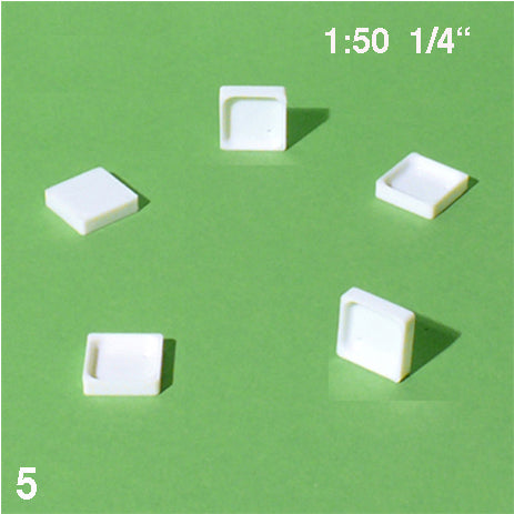 SHOWER TRAYS, M=1:50 WHITE / 1:50 / N/A