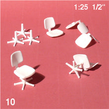 Load image into Gallery viewer, SWIVEL CHAIRS, M=1:25 WHITE / 1:25 / N/A
