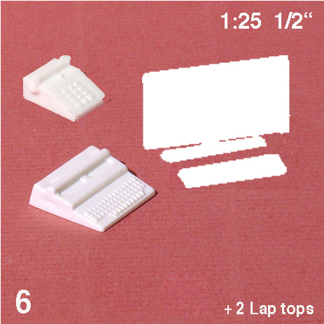 OFFICE EQUIPMENT SET, M=1:25 WHITE / 1:25 / N/A