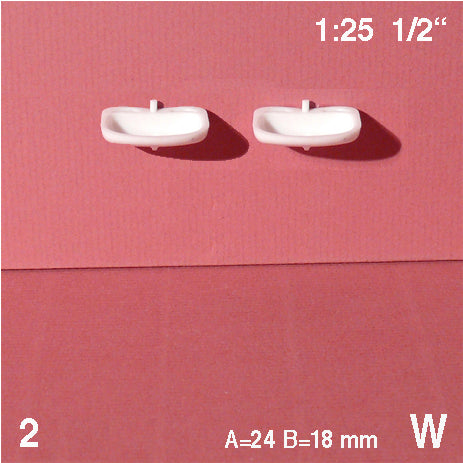 WALL SINKS, M=1:25 WHITE / 1:25 / N/A